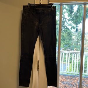 rag & bone Leather Jeans